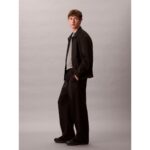 Ck Lv04ld239g Premıum Terry Ck Emblem Jogger Erkek Eşofman Altı – SİYAH - Görsel 5