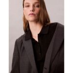 Ck Lv044d208g Ss Aop Jacquard Mını Kadın Elbise – SİYAH - Görsel 3