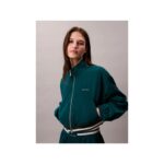 Ck Lv044d509g Woven Track Kadın Ceket – YEŞİL - Görsel 6