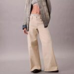 Ck Lv044d615g Super Wıde 5 Pkt Kadın Pantolon – AÇIK BEJ
