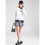 Ck Lv047b234g Ls Monologo French Terry Rlxd Cr Kadın Sweatshırts – BEYAZ - Görsel 3