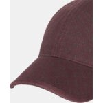 Ck Lv04f5036g Emblem Prınt W Leather Patch Şapka – BORDO - Görsel 3