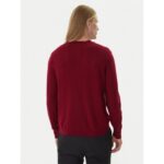 Ck Lv04lb305g Ls Merıno Crew 14gg Erkek Sweaters – BORDO - Görsel 3