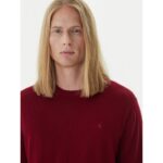 Ck Lv04lb305g Ls Merıno Crew 14gg Erkek Sweaters – BORDO - Görsel 4