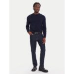 Ck Lv04lb305g Ls Merıno Crew 14gg Erkek Sweaters – LACİVERT - Görsel 2