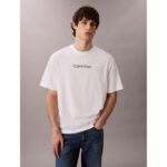 Ck Lv04ld230g Ss Standard Logo 30s Crewnk Tee Erkek Tshırt – BEYAZ