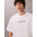 Ck Lv04ld230g Ss Standard Logo 30s Crewnk Tee Erkek Tshırt – BEYAZ - Görsel 2