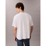 Ck Lv04ld230g Ss Standard Logo 30s Crewnk Tee Erkek Tshırt – BEYAZ - Görsel 4