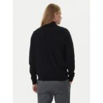 Ck Lv04ld318g Ls Merıno Qz 14gg Erkek Sweaters – SİYAH - Görsel 3