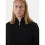 Ck Lv04ld318g Ls Merıno Qz 14gg Erkek Sweaters – SİYAH - Görsel 4