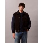 Ck Lv04rd400g Ls Cotton Nylon Varısty Bomber Erkek Ceket – SİYAH - Görsel 5