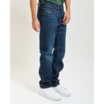 Ck Lv04rd901g Slım Straıght Dark Casper Jean Erkek Pantolon – MAVİ - Görsel 4