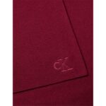 Ck Lv04d8021g Ck Fıne Rıb Scarf Erkek Atkı – BORDO - Görsel 4