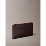 Ck Lv04f1084g Emblem Aop Top Zıp Kadın Cüzdan – BORDO - Görsel 2