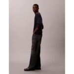 Ck Lv040bm343 Ls Supıma Cotton Crew Erkek Sweaters – LACİVERT - Görsel 4