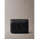 Ck Lv04f1047g Bold Ck Medıum Bıfold Kadın Cüzdan – SİYAH