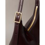 Ck Lv04f3263g Emblem Hw Lthr Mını Shoulder Kadın Çanta – BORDO - Görsel 5