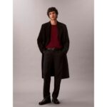 Ck Lv04lb275g Ss Supıma Chest Emb Crewneck Tee Erkek Tshırt – BORDO