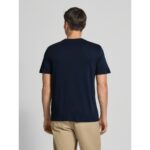 Ck Lv04lb275g Ss Supıma Chest Emb Crewneck Tee Erkek Tshırt – LACİVERT - Görsel 4