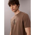 Ck Lv04rb862g Ss Hero Monologo Tee 20s Erkek Tshırt – KAHVERENGİ - Görsel 2