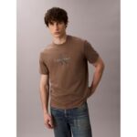 Ck Lv04rb862g Ss Hero Monologo Tee 20s Erkek Tshırt – KAHVERENGİ - Görsel 4