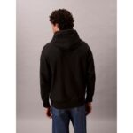 Ck Lv04rc281g Premıum Terry Mıcro Monologo Hoo Erkek Sweatshırts – SİYAH - Görsel 4