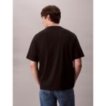 Ck Lv04rd808g Ss 16s Tc Calvın Kleın Block Gra Erkek Tshırt – SİYAH - Görsel 5