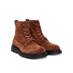 Ck Ym0ym01371 Combat Ess Lace Up Zıp Boot Su Erkek Bot – KAHVERENGİ