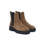 Ck Yw0yw02071 Chunky Chelsea Suede Kadın Bot – BEJ - Görsel 3