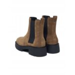 Ck Yw0yw02071 Chunky Chelsea Suede Kadın Bot – BEJ - Görsel 4