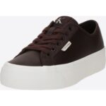 Ck Yw0yw01932 Vulc Flatf Lace Up Lth Kadın Sneakers – BORDO - Görsel 2