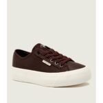 Ck Yw0yw01932 Vulc Flatf Lace Up Lth Kadın Sneakers – BORDO - Görsel 3