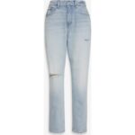 Ck Lv047d722g New Mom Jean Bowery Destroyed Kadın Pantolon – AÇIK MAVİ