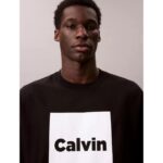 Ck Lv04rd216g Ls Premıum Fleece Calvın Box Gra Erkek Sweatshırts – SİYAH - Görsel 3