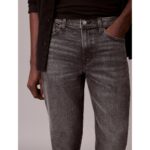 Ck Lv04rd702g Slım Taper Hearst Grey Jean Erkek Pantolon – GRİ - Görsel 4