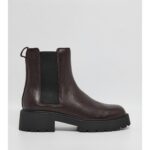 Ck Yw0yw02072 Chunky Chelsea Lth Kadın Bot – BORDO