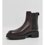 Ck Yw0yw02072 Chunky Chelsea Lth Kadın Bot – BORDO - Görsel 2