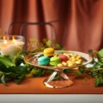 M06453-ab Dalıa Ayaklı Servis Tabağı 21cm Altın – ALTIN