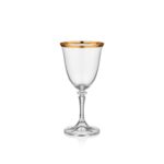 M01115 Dalıa 6 Parça Kırmızı Şarap Kadehi Altın – ALTIN