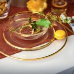 4340 Dalıa Supla Yuvarlak 32 Cm Altın – ALTIN - Görsel 2