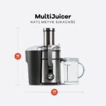 Jc-801 Multijuicer Whole Fruit&vegetable Katı Meyve Sebze Sıkacağı – STANDART - Görsel 2