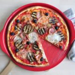 Eh347614 Eh Yuvarlak Pizza Taşı 40cm Kırmızı Burgundy – KIRMIZI - Görsel 2