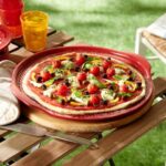 Eh347614 Eh Yuvarlak Pizza Taşı 40cm Kırmızı Burgundy – KIRMIZI - Görsel 3