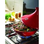 Eh345626 Emile Henry Tajin 27cm 3lt Kırmızı-burgundy – STANDART - Görsel 3