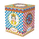 0105 Sıcı Sicily Fine China Porselen Kulplu Bardak Kapaklı Ve Metal Demlikli 350 Ml – STANDART - Görsel 2