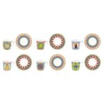 0126 Sıcı Sicily 6'lı Porselen Kahve Fincanı Ve Tabağı 100 Ml – STANDART