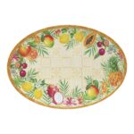 2456 Osak Osaka Melamine Oval Servis Tabağı 50x35cm – STANDART
