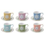 0126 Spar Spring Parade 6'lı Porselen Kahve Fincanı Ve Tabağı 100 Ml – STANDART - Görsel 2