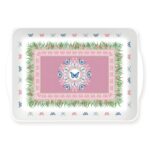 0530sparnv Spring Parade Kulplu Tepsi 46x32cm – STANDART