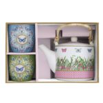 1467 Spar Spring Parade Porselen Çaydanlık 600 Ml Metal Demlikli Ve 2 Fincanlı 160ml – STANDART - Görsel 2